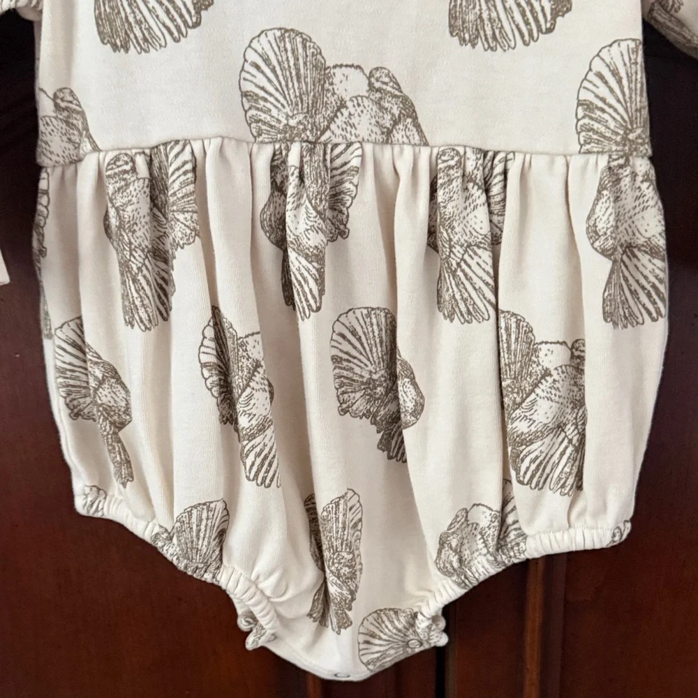 Kate Quinn Cream Turkey Bubble Romper Size 12-18M - Picture 4 of 6